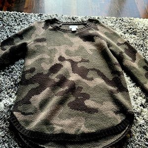 Camo sweater